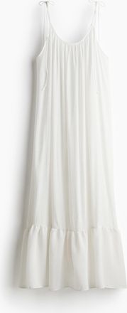 H&M Strandkleid mit Bindetr&auml;gern - White