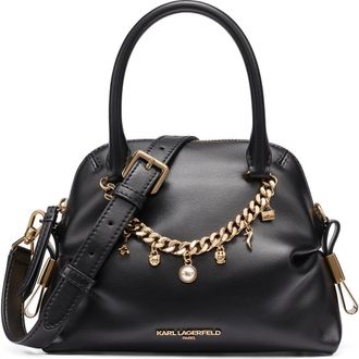 Karl Lagerfeld Charlaine Crossbody in Black/gold at Nordstrom