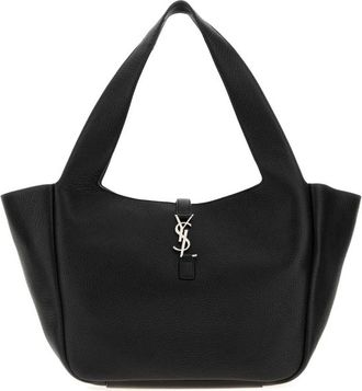 Saint Laurent Black Leather Bea Shopping Bag