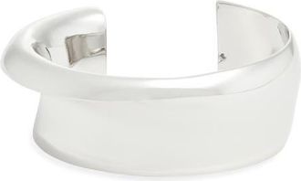 Open Edit Bold Cuff Bracelet in Silver at Nordstrom