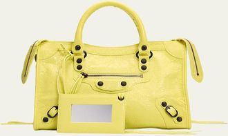 Balenciaga Le City Small Leather Top-Handle Bag