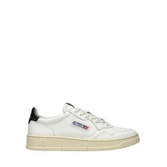 Autry Sneakers, male, White, Size: 12 US Medalist Low-Top Leather Sneakers
