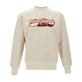 Maison Kitsun&eacute; Uomo, Felpe, Beige, S, new