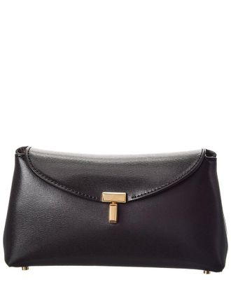 Toteme Toteme T-Lock Mini Leather Clutch