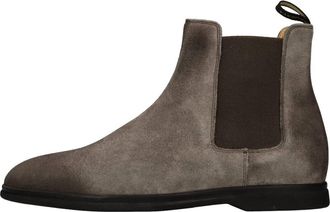 Doucal's Su&egrave;de Enkelboots - Heren - Chelseaboots - Bruin - 41 EU - Su&egrave;de - Schoenen