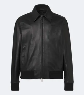 Burberry Giacca Bloomsbury in pelle