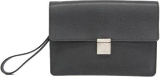 Louis Vuitton Pre-owned Clutches, male, Black, Size: ONE SIZE Pre-owned Selenga Clutch