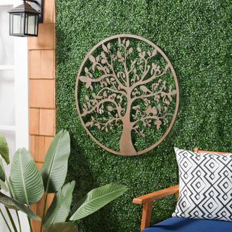 Safavieh 31.5 Tree Of Life Outdoor Wall Art PAT5040