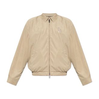Emporio Armani Eagle Club Jacket - Heren - Zomerjassen - Beige - 2XL - Nylon - Jassen