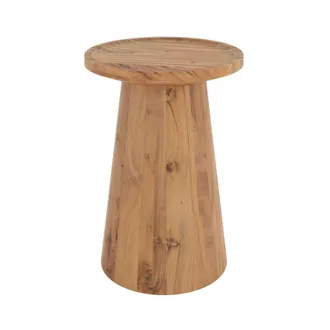 Rendez-Vous D&eacute;co Mesa auxiliar de madera maciza de acacia