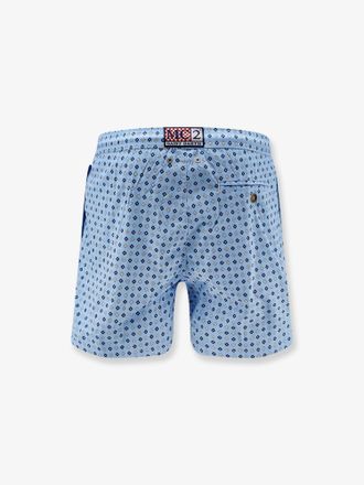 MC2 Saint Barth Recycled Nylon Bermuda Shorts - Blue