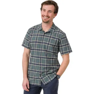 FlyLow Anderson Shirt In Eucalyptus/ Mist