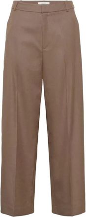 Gestuz Pantaloni Paula Straight - - Trousers - Donna - Marrone - XL