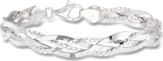 Ross-Simons Italian Sterling Silver Braided Bracelet