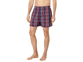Tommy Bahama Woven Boxer Mens Underwear Plaid : SM (28-30 Waist), Cotton