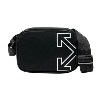Off-white Cross Body Bags, male, Black, Size: ONE SIZE Heritage Crossbody
