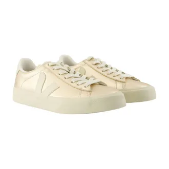 Veja Womens Campo Sneaker Beige Calfskin