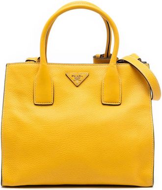 Prada Pre-owned Prada Vitello Daino Open Convertible Tote Ladies NZA5I68FZ0QNXF88