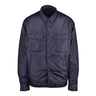 Emporio Armani Heren, Jassen, Blauw, Maat: 3XL Polyamide