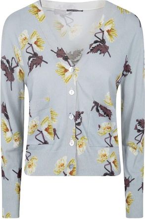 In Bed With You V Neck Printed Cardigan