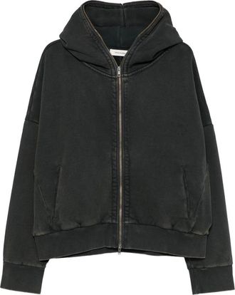 Entire studios Faded-effect Zip-up Hoodie