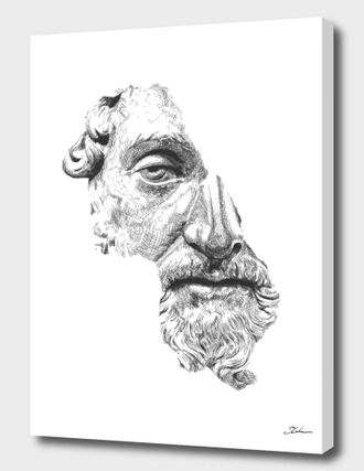 Curioos Marcus Aurelius Antoninus Augustus / Black / White