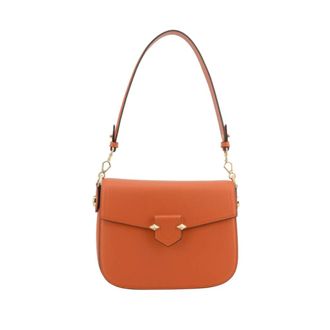 Pourchet Tassen, Dames, Oranje, ONE Size, Leer, Le Grand trotteur