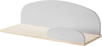 Les Tendances Furniture Limited - Estante De Pared Kiddy Madera Gris Fr&iacute;o 65 Cm