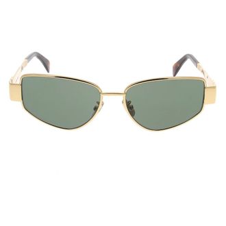 Celine Celine, Accessoires, unisex, Geel, ONE Size, Stijlvolle zonnebril met uniek design