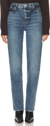 Frame Denim Ruler Straight Leg Jeans In Halo