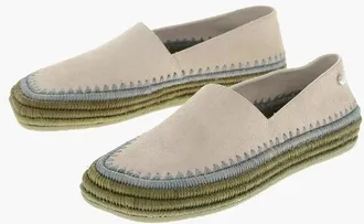Loewe PAULAS Suede Espadrilles with Rubber Sole size 40