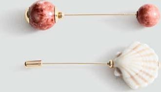 Mango Set 2 spille combinate oro - Donna - Taglia unica - MANGO