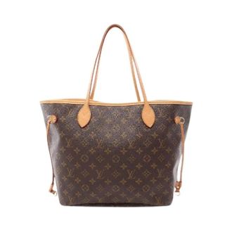 Louis Vuitton Pre-owned Neverfull MM Monogram Tote Bag - Dames - Pre-owned - Bruin - Maat: ONE Size