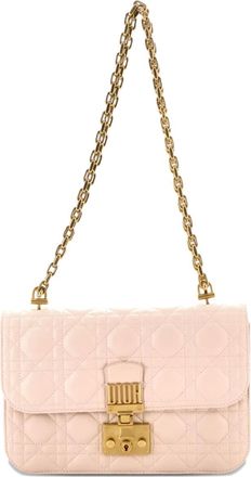 Dior Dioraddict Flap Bag Cannage Quilt Lambskin Medium shoulder bag - Roze