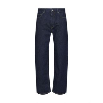 Fendi Straight Jeans, male, Blue, Size: W32 Long Jeans