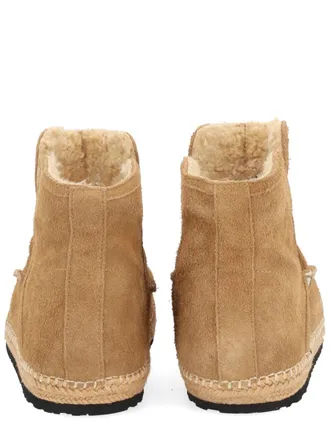 Diesel Cow Leather Boots - Beige