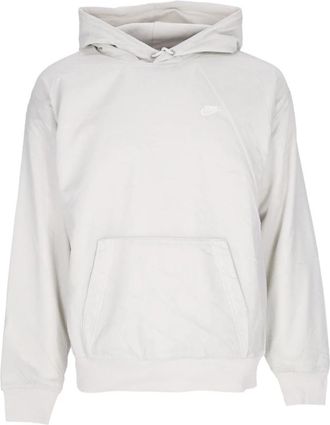 Nike Winterized Hoodie Circa Lined Pullover - Heren - Sportshirts - Wit - L - Katoen - Fitness