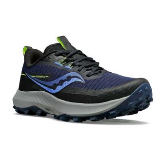 Saucony Womens Peregrine 13 Shoes In Night/fossil