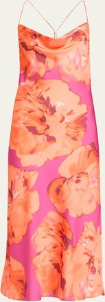 Ramy Brook Averi Watercolor Bloom Slip Dress