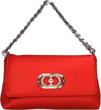La Carrie Night Edition Satin Bag - Dames - Schoudertassen - Rood - ONE Size - Satijn - Tassen