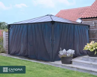 Palram Canopia Cortinas Para Cenador Palermo 4x2.2 M