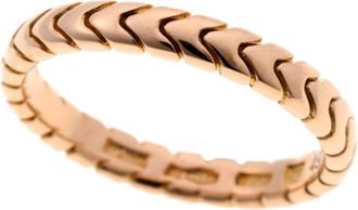 Bulgari Pink Gold Pink Gold (18K) Band Ring (Pre-Owned)