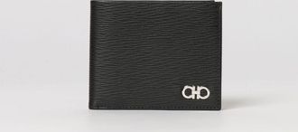 Ferragamo Portafoglio Gancini Ferragamo in pelle goffrata