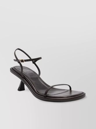 Souliers Martinez leather ankle strap sandals