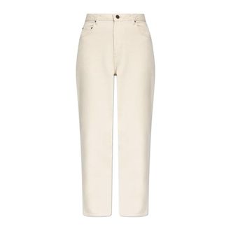 American Vintage American Vintage, Loose-fit Jeans, female, Beige, Size: W27 L30 High-waisted jeans