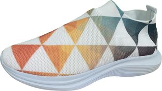 Generic Womens Arch Support Running Trainers Ladies Wide Fit Plantar Fasciitis Sneakers Casual Print On Fashion Shoes Sport Womens Mesh Ladies Sneakers Size 5