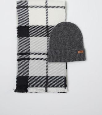 Barbour Set Sciarpa + Cappello tartan Barbour