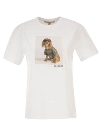 Barbour Marine Baumwoll-T-Shirt mit Aufdruck