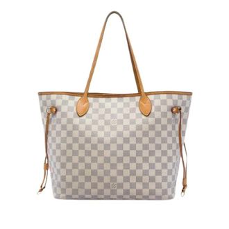 Louis Vuitton Pre-owned Neverfull MM - Pre-owned - Mujer - Blanco - ONE SIZE