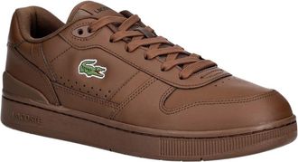 Lacoste T-Clip Set - Heren - Sneakers - Bruin - 40 EU - Leer - Schoenen